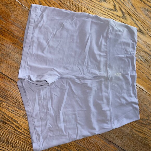 FP MOVEMENT blue gray athletic yoga shorts/L/no flaws - Picture 3 of 5